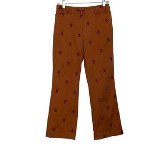 Lilly Pulitzer Embroidered Ladybug Pants‎ Size 6